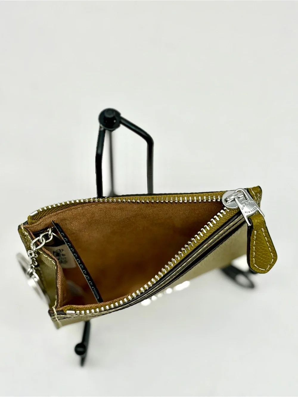 Coach Leather Mini Skinny ID Card Case Small Wallet